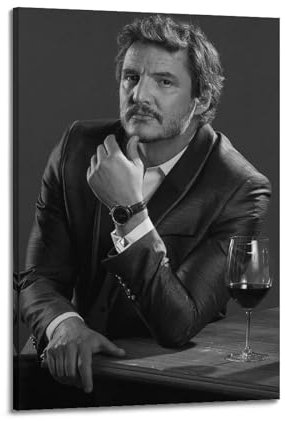 WAWYY Pedro Pascal Poster, dekoratives Gemälde, Leinwand, Wandkunst, Wohnzimmer, Schlafzimmer, 40 x 60 cm