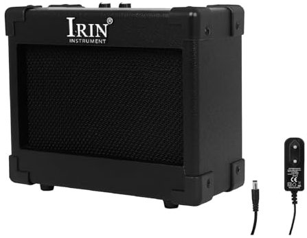 MagiDeal Amplificador eléctrico Amplificador de la guitarra Altavoz Autor Aux Jack Mini Bass Amp Amp para el Amper