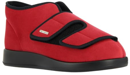 VAROMED Genua Colour Verbandschuh Klett – Weite L – weich & nahtfrei – für geschwollene oder verbundene Füße – waschbar bei 30 °C