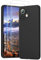 PuyaTeya 3 in 1 Hülle für Xiaomi Mi 11 Lite, mit 2 Stück 9H Panzerglas Premium Liquid Silikon Hülle, mit 4-Layer stoßfeste abriebfestes, Soft Mikrofaserfutter Kratzfes Schutzhülle (Tiefschwarz)