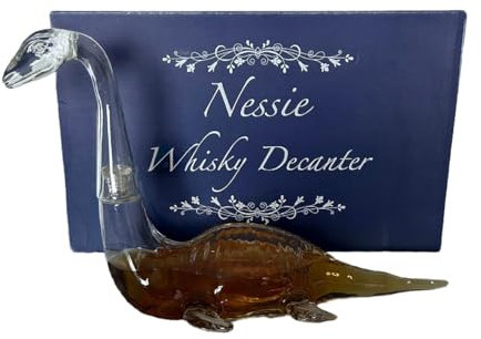 Nessie Whisky Decanter |Loch Ness Monster Scotch Decanter |Unique Scottish Gift |Highland Barware |Gift for Him or Her | Highland Home Decor Large 500ml