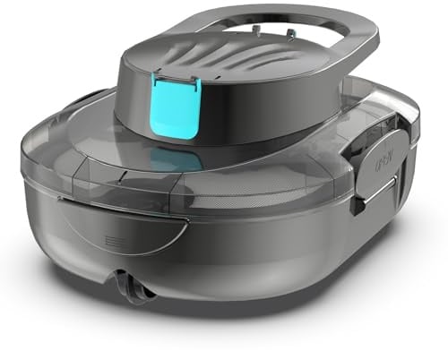 BRINBO S1PRO 2026 Upgrade Poolroboter mit 120 Min Automatisch Reinigungszeit, Poolsauger Akku mit Dual-Motoren, 2,5H Ladezeit, Leichter Poolreiniger für Oberirdische Pools bis 100 m², Grau