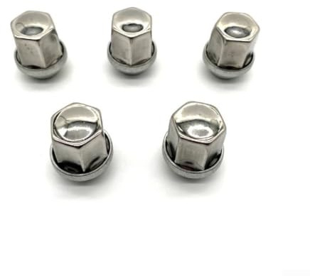 Set di 5 dadi ruota per Land Rover per Range Rover Evoque 2012-2019 per m14 x 1,5 in acciaio sostituzione LR001381