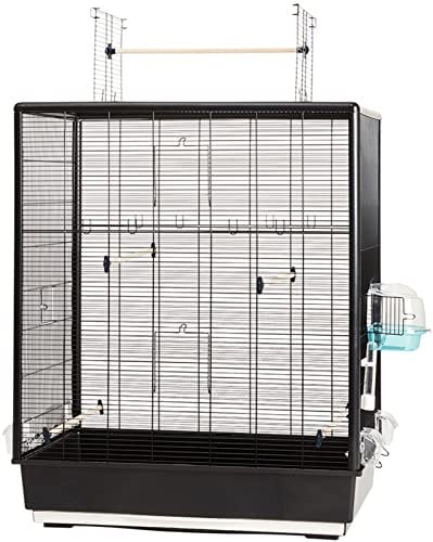 Savic 562304 Vogelheim Primo Open Empire, 80 x 50 x 115 cm, schwarz