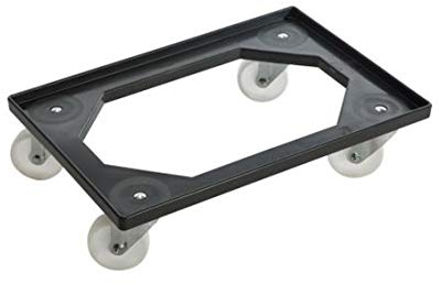 CARRELLO PER VASCHETTE PIZZA 60X40 CON RUOTE