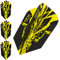 Harrows Rapide X Dart-Flights, 100 Mikron, schmal, 10 Sets (30 Stück) (gelb)