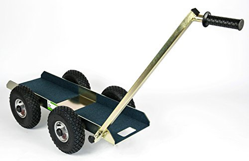 TS 500 Air Tandem Glastransportwagen luftbereift - bis 500 kg Tragkraft,Transportwagen, Transporthilfe, für Glasscheiben, Holzplatten oder Steinplatten, Sackkarre, Plattenwagen, Handwerker; Transport