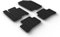 Gledring Satz Gummimatten kompatibel mit Hyundai Tucson (NX4E) 48V Mild Hybrid 2020- exkl. Full Hybrid (T Profil 4-teilig + Montage-clips)