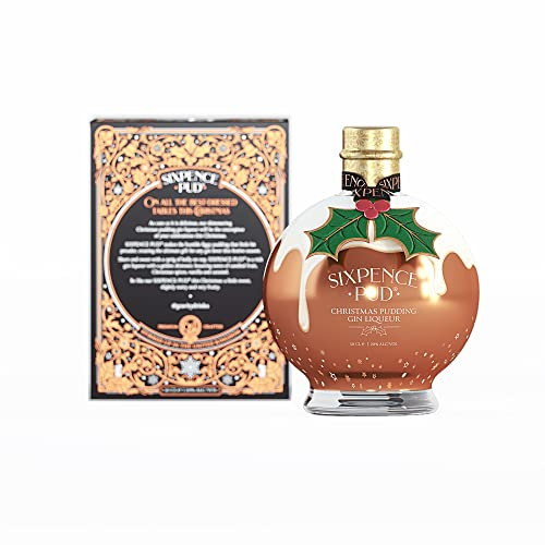 Gravity Drinks - Christmas Pudding Gin Liqueur - Sixpence Pud - 50cl