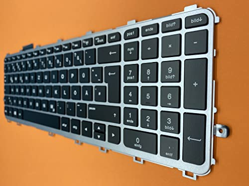 T-ProTek DEUTSCHE-Tastatur Keyboard mit Beleuchtung kompatibel für HP Envy 15-j131ea (G7V80EA)