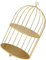Yardwe Gold Cake Stand Makeup Bird Cage Rack Cake Appetizer Storage Tray Sandwiches Serving Rack Tabletop Sundries Skincare Product Organizer Small Plant Stand for Home Office Afternoon Tea