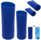 GORGECRAFT 2Pcs 2 Styles Seamless Silicone Sleeve 30oz Reusable Insulated Cup Sleeves Sublimation Tumbler Wrap Mug Clamp Sleeve Fixture for Full Wrap Tumbler Cups Home Glassware, Royal Blue