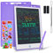 Coolzon Colourful LCD Writing Tablet Kids, 10 Inch Erasable Writing Tablet with Lock Function Kids Drawing Pad for Painting Drawing and Memo Lists,Free Animal Cartoon Stickers,Purple