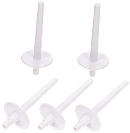 CORHAD 5stücke Spulenstifte Für Nähmaschine Aus Kunststoff Glatte Oberfläche Verschleißfest Nähmaschinenzubehör Ersatz Für Garnrollenstifte Geeignet Für Familie Und Schneiderei