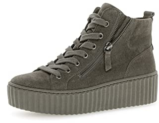 Gabor Damen High-Top Sneaker, Frauen Halbschuhe,Wechselfußbett,Best Fitting