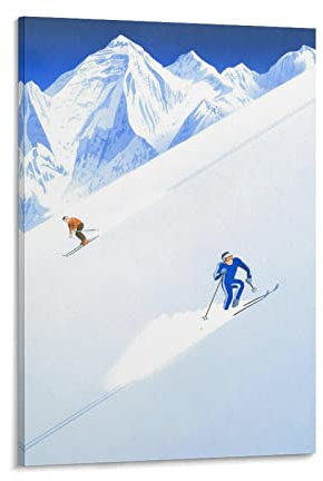 SHENGJIU Guy Billout Poster Malerei Up And Down Satire Surreal Poster Druck Kunst Wandmalerei Leinwand Poster Moderne Schlafzimmer Deko