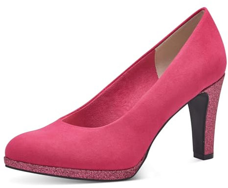 MARCO TOZZI Damen Pumps Vegan Elegant, Rosa (Pink Comb), 40 EU
