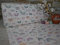 240cm Breit Meterware ab 50cm Popeline Baumwolle Stoff Baumwollstoff Kinderstoffe Stoffe Babystoffe Stoffe Regenbogen Bastelstoff ÖKO-TEX VP0K032 (Rosa/Orange)