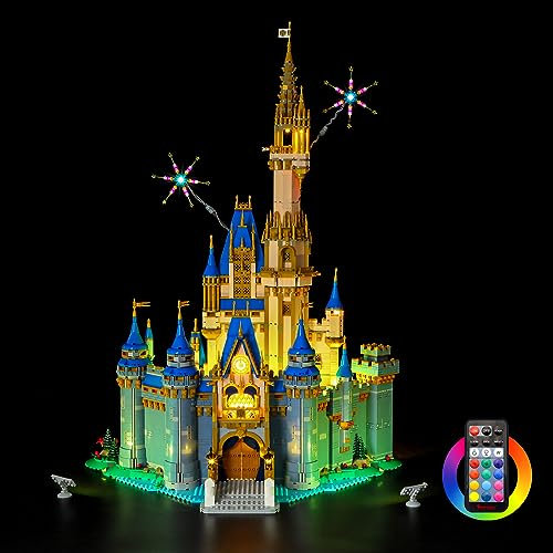 BRIKSMAX Led Lighting Kit for LEGO-43222 Disney Castle - Compatible with Lego Disney Building Blocks Model- Not Include Lego Set