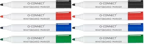Q-Connect Drywipe Marker Pen Assorted (Pack of 20)