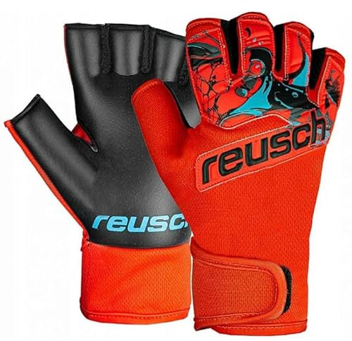 Reusch Gloves Futsal Grip M 53 70 320 3333 Torwarthandschuhe, Herren, Mehrfarbig, Größe 9