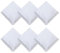6 x weiße Taschentücher, Tücher mit Spitze, Handtuch, Einstecktuch, Taschentücher, Einstecktuch für Mädchen, Damen, Bräutigam, Braut, Hochzeit