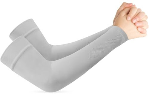 AEYURUID Manchette Gaming,Manchette Bras Homme,Manchette Bras Femme,Manchon,Manchon De Compression Bras,Manchon Bras,Manchette,Manchette Anti UV,Manchon,Arm Sleeve Gaming,Gris