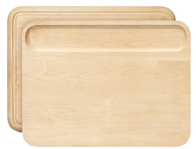 Caraway Cutting Board - Medium (14 x 10”) - Double Sided Wood Cutting Board - Made From FSC-Certified Birch Wood - Food-Safe Mineral Oil & Wax Finish