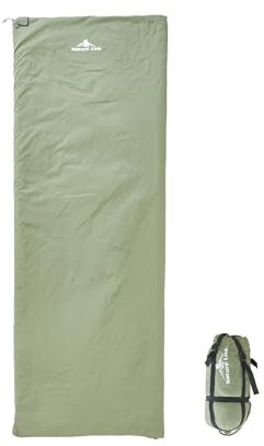 Nature Link Ultraleichter Rucksackschlafsack, 0,8 kg, warmes Wetter, Schlafsack 10 °C - 17,2 °C, Nylon-Schale und Futter, wasserdicht, kompakt und leicht, für Rucksackreisen, Camping, Wandern