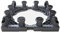 Verstellbarer Waschmaschinensockel, Wäschetrockner-Ständer, Trolley, verstärkt, verstellbarer Waschmaschinensockel, 47,5–63 cm, Kühlschränke, Gefrierschränke, Standherde, bewegliches Geräter