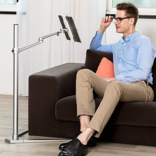 POCDOKYZ 3 in 1 Tablet Stand, Multifunctional Floor Laptop Stand with 4 Variable Stands, Smartphone Floor Stand for School, Conference, Education