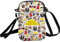 PXTIDY HIMYM Merchandise TV-Show, How I Met You Mother Crossbody Bag Right Place Right Time HIMYM Geschenk, gelber Regenschirm Geschenk, beige, Small