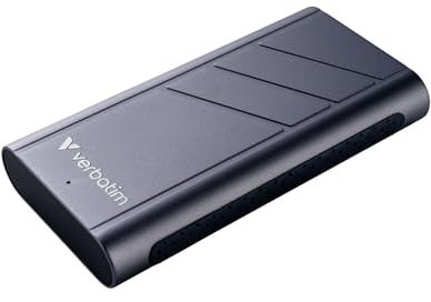 Verbatim TurboMetal - Disco Duro Externo portátil de 4 TB (4 TB, hasta 3700 MB/s, USB4, 40 Gbps, para Mac, PC, Smartphone y Consola de Juegos