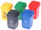 KEMUZ 5 Pièces Miniature Poubelle Mini Poubelle Mini Poubelle Modèle Poubelle Camion Poubelle Petite Poubelle Modèle De Scène Miniature Éducatif Précoce pour Les Enfants Jouets