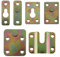 1 Sets Eisen Holz Bett Armaturen Anschlüsse Bett Klammern Möbel Schiene Hardware Zubehör(Small)