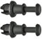 WOLWES Compatible con Seat para Leon 2000-2013 para MII 2012-2020 para Ibiza 2002-2018 2 Piezas Maletero Maletero Bandeja Bandeja Correa Clips De Cuerda 1M6867574A Cuerda Estante Trasera