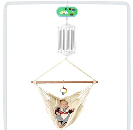 7-Feder Elektrische Babyschaukel Controller, Hängende elektrische Wiegensteuerung, mit Einstellbarer Timer-Schaukel-Feder bis zu 19 kg für Baby-Wiege und Baby-Hängematte