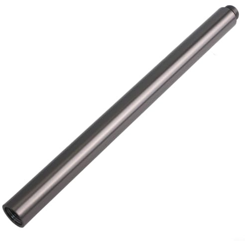 Filteilect Verlängerungsstange für Dusche, 30 cm, Edelstahl, rund, 18 mm, passend für Badezimmer-Duschsystem-Zubehör, Chrom, Schwarz, Weiß, Grau (Grau)