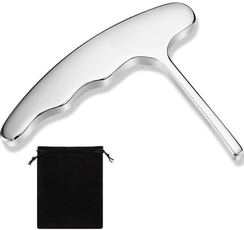 Bosiyrggrl Stainless Steel Trigger Massage Tool - Deep Tissue Massage - Acupressure Tool for Myofascial Release Pain Relief