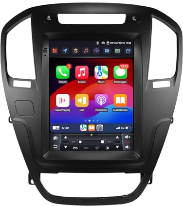 Autoradio Android 14 9,7 Zoll Touchscreen 4 Core 2 GB + 64 GB für Opel Insignia 2009-2013 / Buick Regal 2009-2013 WiFi kabellos Android Auto und Carplay kabellos Bluetooth WiFi 4G GPS RDS
