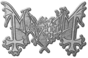 Mayhem METALL PIN ANSTECKER BADGE BUTTON #2 CLASSIC LOGO