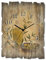 ARTLAND Wanddeko Wanduhr ohne Tickgeräusche aus Holz Funk Uhr 30x40 cm Rechteckig Lautlos Stillleben Olive Food Bildmalerei Klassisch T4HV