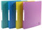 Exacompta 54790E 4er Pack Recycling Kunststoff-Ringbuch Forever Young aus mittelfestem blickdichtem Polypropylen 2 Ringe Füllhöhe 30mm DIN A4 ideal für Büro und Schule Blauer Engel farbig sortiert