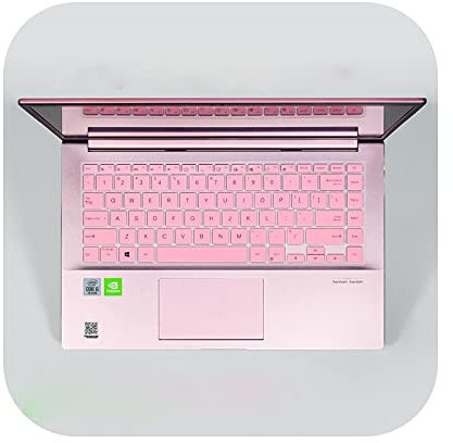 Keyboard Cover - Funda de teclado para Asus Vivobook S14 S433Fl S433F S433Fa 2020 S 433 S433 FL FA F-Pink