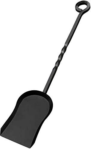 Easy Shopping® 18.5 Black Shovel Cast Iron Steel Fire Fireside Coal Open Fire 470mm