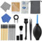 Bigqin 12 in 1 Professional Camera Cleaning Kit 142 Pcs for DSLR Camera Lens Sensor Care Cleaning Tools and Accessories, Cleaning Cloth, Air Blower, Lens Brush, Cleaning Swabs, Tweezers etc.