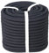 CRAYZA Double Braided Polyester Rope (1/2 in x 50 ft) Strong Arborist Rigging Rope 48 Strands for Tree Work Climbing Swing Camping Sailing, Black