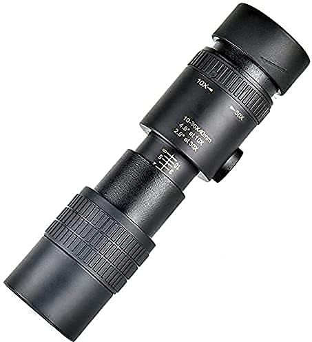 WANWEN Monokular-Teleskop 4K Super-Telezoom 10-300 x 40 mm Teleskop mit Nachtsichtwasserdicht für Smartphones Camping Little Surprise