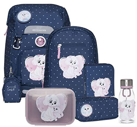 Beckmann Classic 22 Schulranzen Set 8tlg. (Pet Friends Blue)