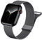 Faliogo Métal Bracelet Compatible avec Apple Watch 38mm 40mm 41mm, Bracelet Magnétique en Acier Inoxydable pour iWatch Series 9 8 7 6 5 4 3 2 1 SE Femme Homme, 38/40/41mm, Gris Sidéral
